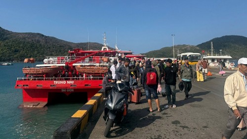 Lịch chạy tàu Trần Đề - Côn Đảo 2027